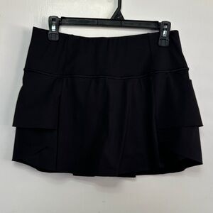 Athleta Black Athletic Mini Skirt